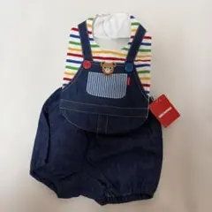 新品　ミキハウス　70-90 スタイ・カボパン