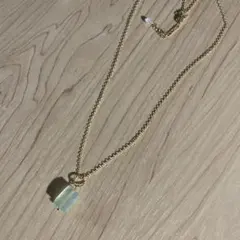 天然石カットニュージェイド(サーペンティン) 14kgf ネックレス