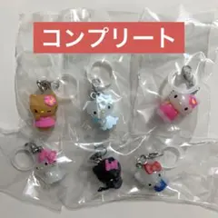 匿名配送 ハローキティ めじるしアクセサリー ガチャ 全６種類 コンプリート