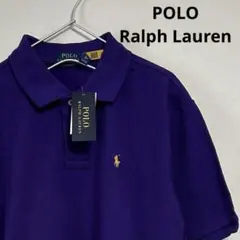新品 90s POLO Ralph Lauren 半袖ポロシャツ パープル 紫