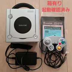 起動確認済 箱有 任天堂 ゲームキューブ コントローラー メモリーカード付