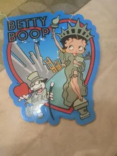 BETTY BOOP 自由の女神　　ブリキ　プレート