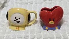 BT21カフェ　ダイカットマグカップ CHIMMY、TATA