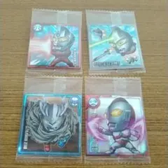 ①③　4枚セット　ウルトラマン　シール　ウエハース　Vol.5