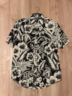 ラルフローレン Ralph Lauren アロハシャツ ハイビスカス 花柄 M