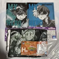 僕のヒーローアカデミア　一番くじ　クリアファイルセット　ビジュアルタオル　④