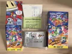 スーパーファミコン SFC スーパーボンバーマン3 箱説ハガキ付 ハドソン 完品