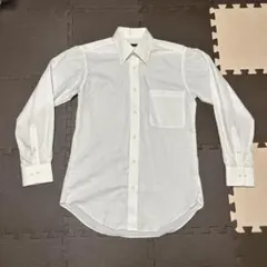 ワイシャツ　ボタンダウン　白　AOKI JOURNAL WORKS