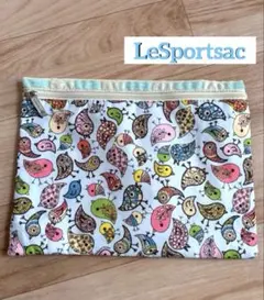 新品未使用⭐︎LeSportsac カラフル鳥ポーチ