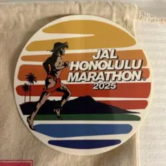 kikihono様　JAL ホノルルマラソン2025 ステッカー