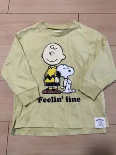 PEANUTS スヌーピー チャーリーブラウン ロンT トレーナー　100センチ