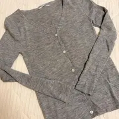 anatelier ウールカーディガン　グレーのサムネイル