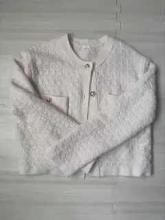 GU ツイードカーディガン