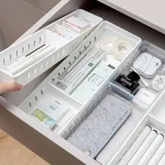 引き出し整理トレー 仕切り付き 収納ケース 3個セットのサムネイル