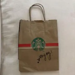 スターバックス 1号店　紙袋 手書きメッセージ付き