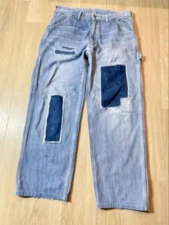 カーハート　リメイク　ペインターパンツ　34 デニム