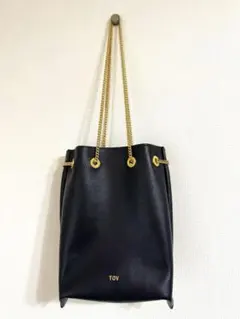 tov/トーヴ】 チェーンレザーショルダーバッグ☆ベージュ - メルカリ