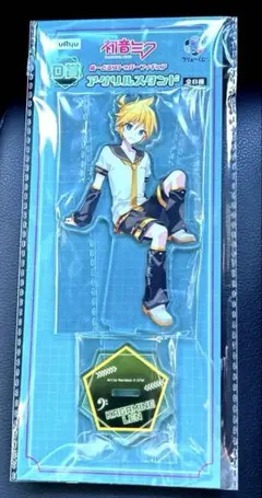 初音ミク ぬーどるストッパーフィギュアフリューくじ D賞アクリルスタンド鏡音レン