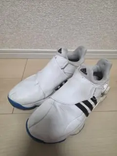 adidasゴルフシューズBOA23.5美品ホワイト系GY5343 - メルカリ