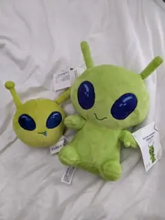 宇宙人　ぬいぐるみ　マスコット 2点のサムネイル