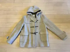 Pom ponette junior LL/ウールダッフルコート/ベージュ