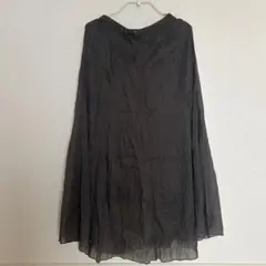 GU フレアスカート ダークグレー