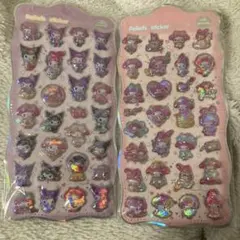 新品 クロミ マイメロ ボンボンドロップシール オーロラシール ぷっくりシール