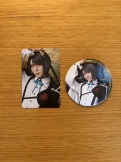 刀ミュ ランダムふぉとカード 松井江 缶バッジ