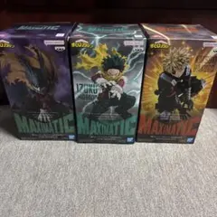 ヒロアカ　緑谷出久　爆豪勝己　黒デク　MAXIMATIC フィギュア
