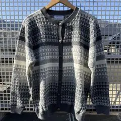 ALFRED DUNNER 90sカーディガン made in USA