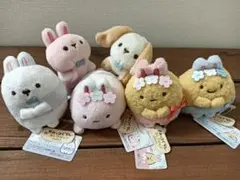 新品☆すみっコぐらし ふしぎなうさぎのおにわ てのりぬいぐるみ6体セット