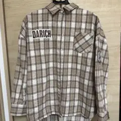 2026年最新】Darich ワッペンチェックビッグシャツの人気アイテム