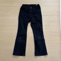 GU ブラック デニムパンツ 130サイズ
