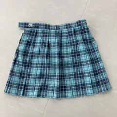 コスプレ☆青系チェック/スクールスカート 美品