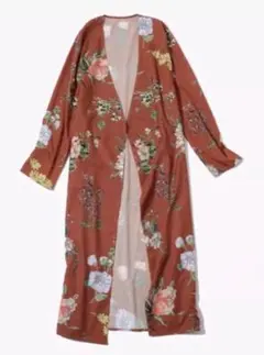 SLY ナイトフラワー カーディガン ガウン フラワー コート スプリング