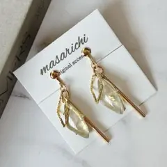 【クリップ イヤリング 】2点目-100円 ピアス 変更可 揺れる ゴールド