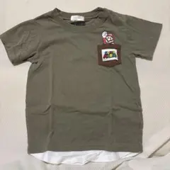 SUPER MARIO 半袖Tシャツ カーキ 120cmのサムネイル