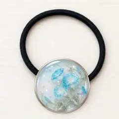 睡蓮 パステル レジン ヘアゴム ハンドメイド 淡色 夢かわ 上品 - メルカリ