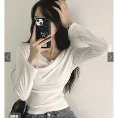 ドレープカシュクールトップス[dk1362]