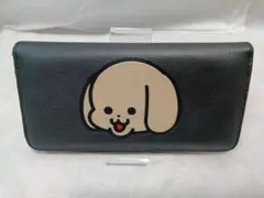 こ*ろ様 CUNE キューン いぬちゃんプリントロングウォレット 長財布のサムネイル