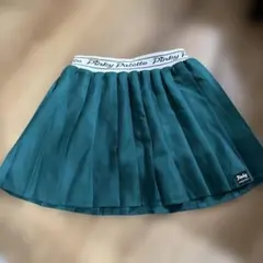 Pinky Palette ダークグリーン プリーツスカート 160