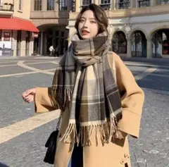 大判　マフラー　ストール