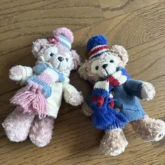 ディズニーシー ダッフィー ぬいぐるみバッジ イッツ・クリスマス