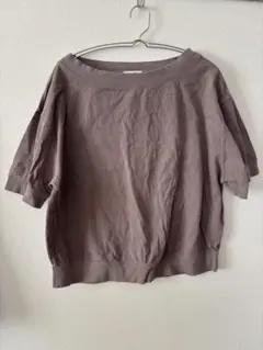 studioCLIP トップス　半袖　ブラウン　淡色