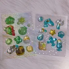 ブルーとグリーンセット