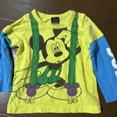 ミッキーマウス 長袖Tシャツ　ベビードール　　90サイズ