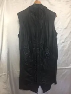 【新品未使用】monkey time/ユナイテッドアローズ レザー パーカー 黒