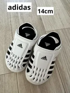adidas アディダスサンダルベビー14センチ白夏用