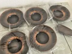 茶托揃　銅仕上　竹