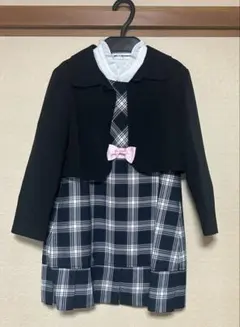 MY♡FAVORITE 女の子120 フォーマルワンピースセット コサージュ付き